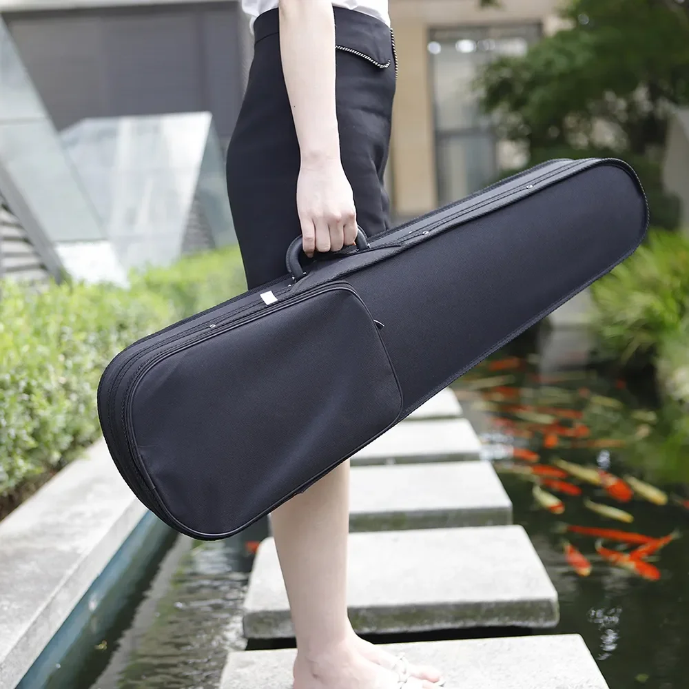 4/4 Retro Matte Finish Solid Wood Natural Acoustic Violin with Optional String Instrument Set - Original Design