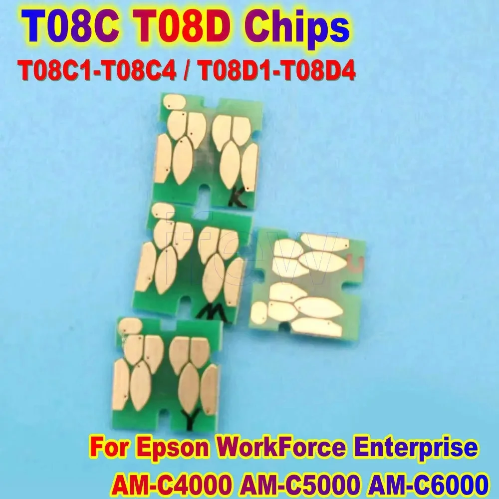 

Фотопринтер T08C T08D, для Epson Enterprise чернила чип AM-C4000 Chips T08C1 T08C2 T08C3 T08C4 T08D1 T08D2 T08D3 T08D4