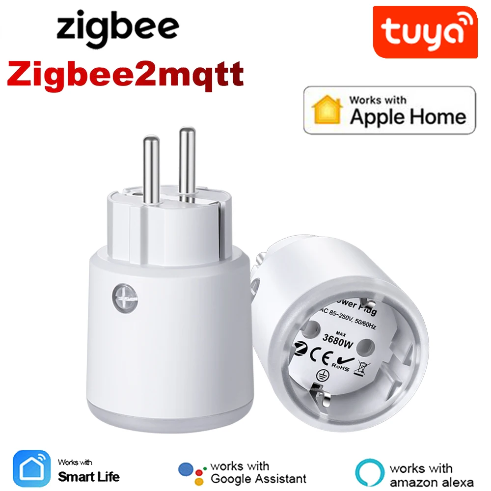 NEO Coolcam Tuya Smart Zigbee Power Plug 16A EU Outlet 3680W Remote Control