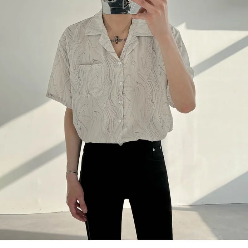 2023 Summer New Korean Version Loose Trend Fashion Printed