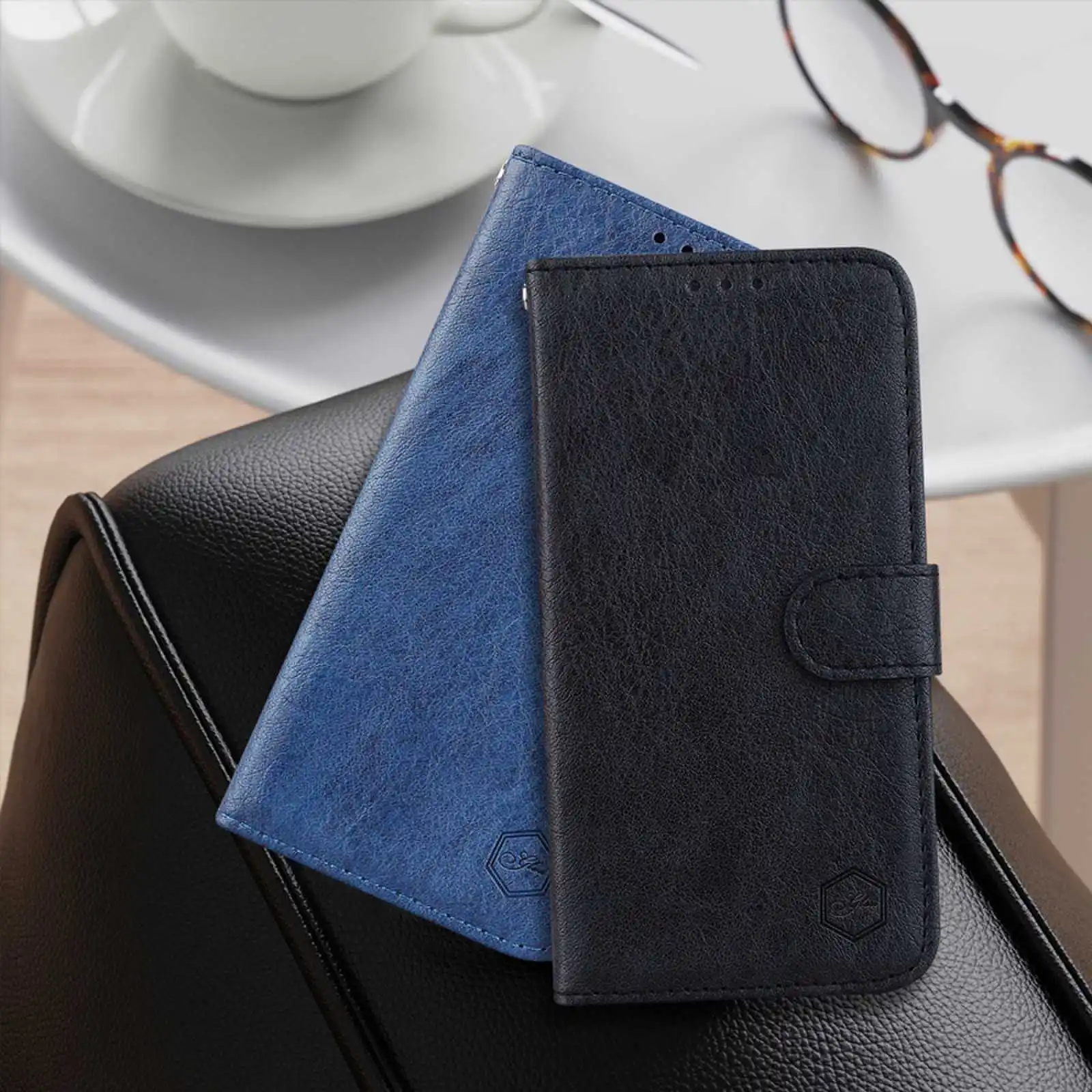 Deluxe Magnetic Flip Leather Wallet Phone Case