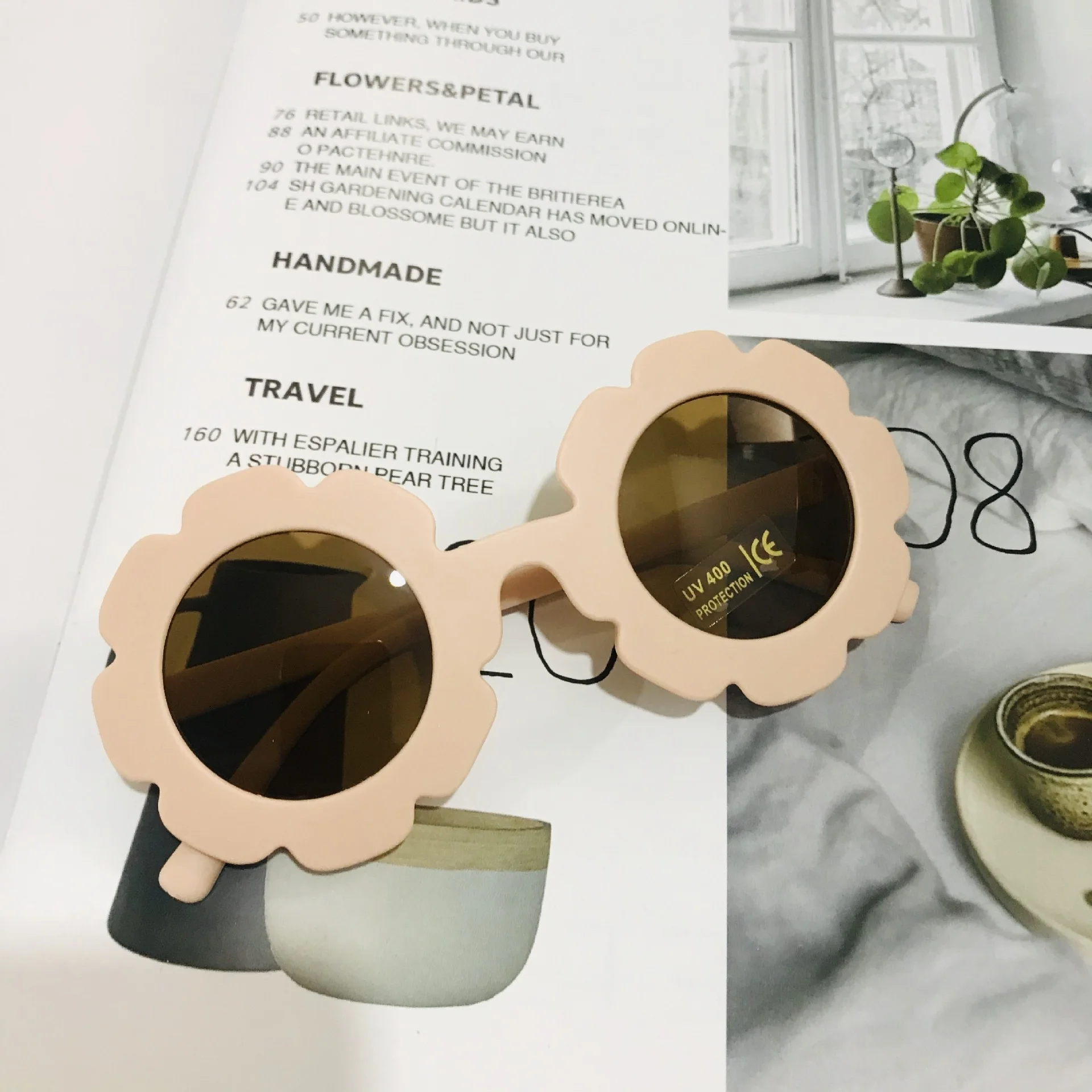 2023 new cute children's frosted glasses color series baby sunglasses - Image 5