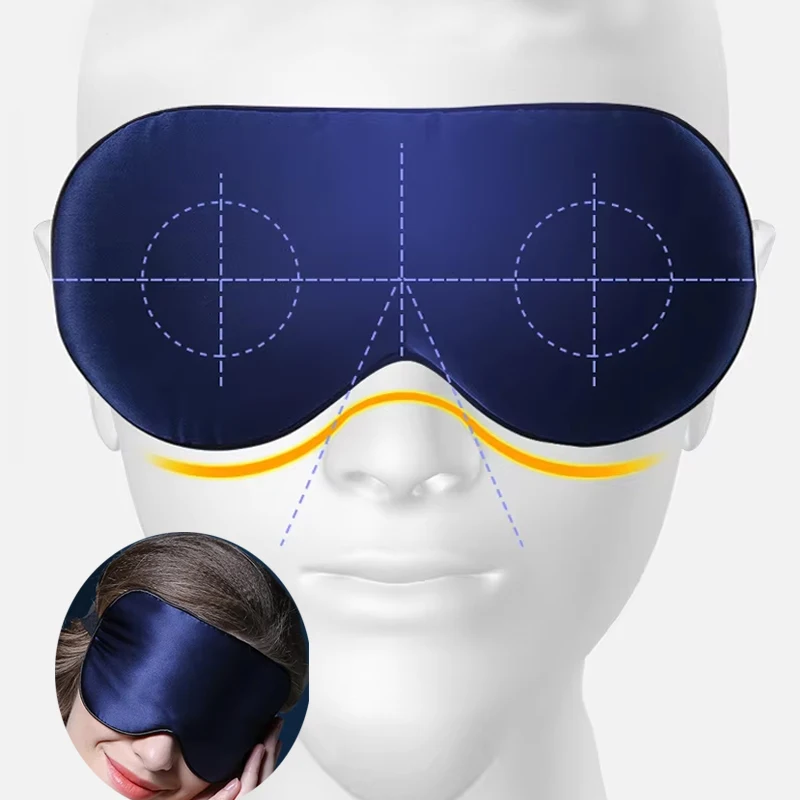 Luxurious Natural Mulberry Silk Sleep Mask - Ultra-Soft & Smooth Blindfold