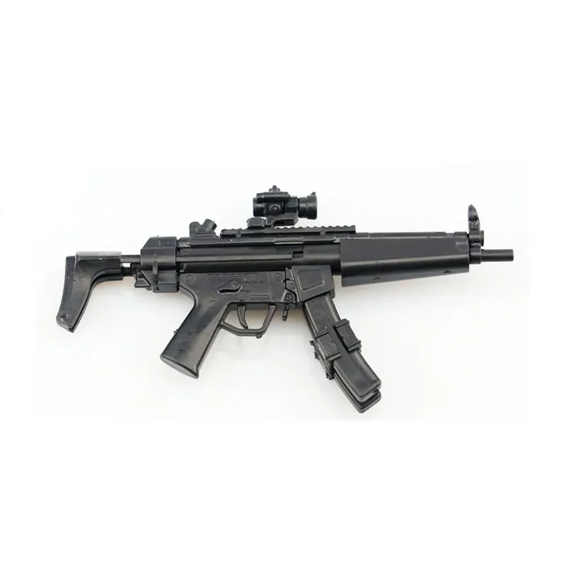 

Масштаб 1:6 MP5 Submachine Gun Сборная модель огнестрельного оружия пазл для 1/6 солдат военное оружие строительные блоки для мальчиков Подарочные игрушки