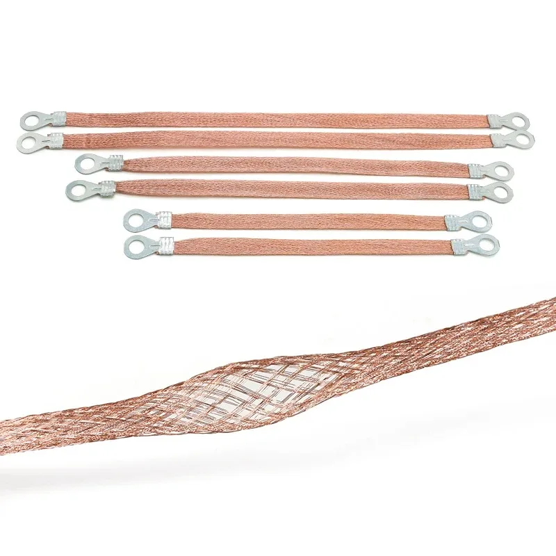10-100 Stück Brückenverbindungs-Erdungskabel, 2,5 4 6mm², kupferbeschichtetes Aluminium-Verbindungskabel, Erdungskabel für PV-Solar-Verteilerkasten – Detail 7
