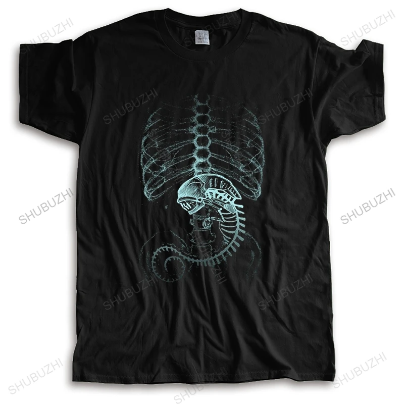 New Fashion Man Animal XENOMORPH ALIEN Men's T-shirt Black T