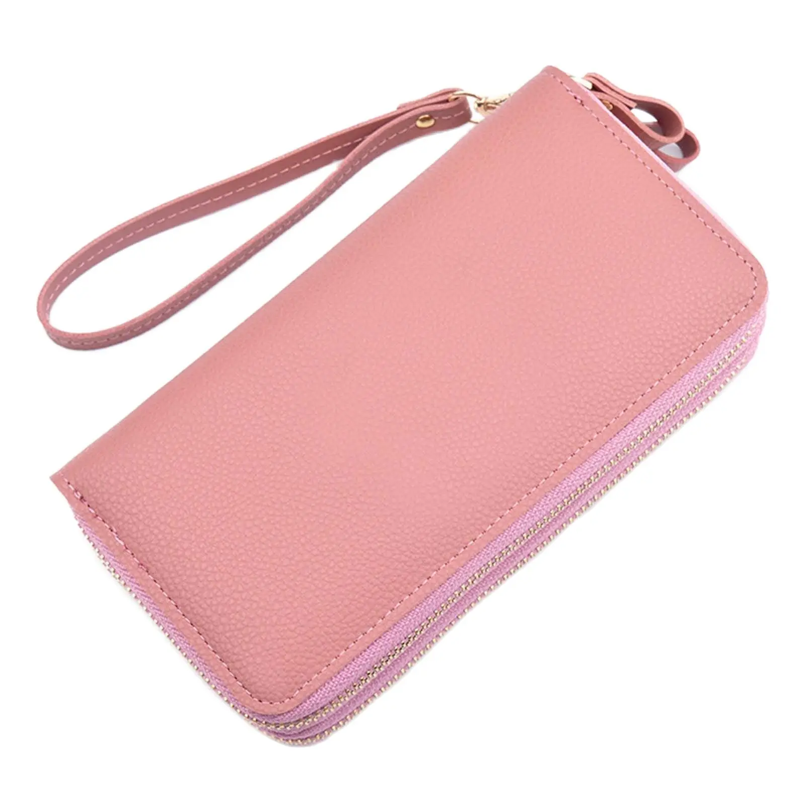 

Fashion Simple Lychees Pattern Metal V Sign Clutchs Portable Lightweight Coin Purse For Women Girls Wallet Clutch Bag