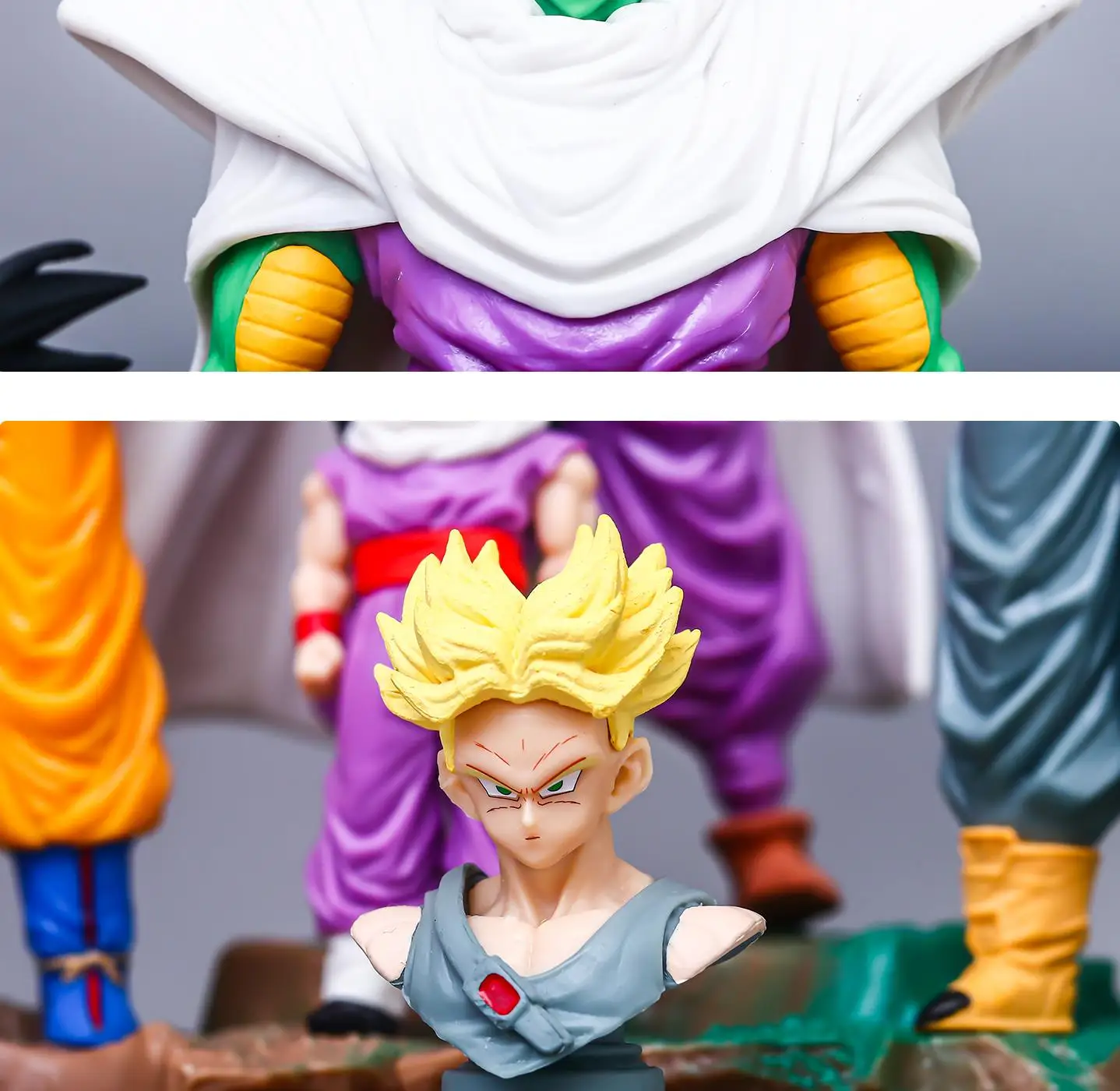 Anime Dragon Ball Kids Krillin Son Gohan Trunks Action Figures PVC Model Collection Desktop Decoration Toys Kids Birthday Gifts