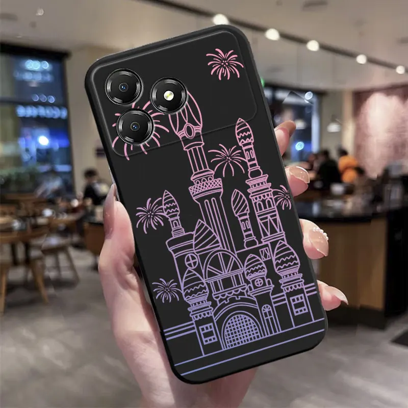 Cute Cartoon Pattern TPU Soft Silicone Back Phone Case