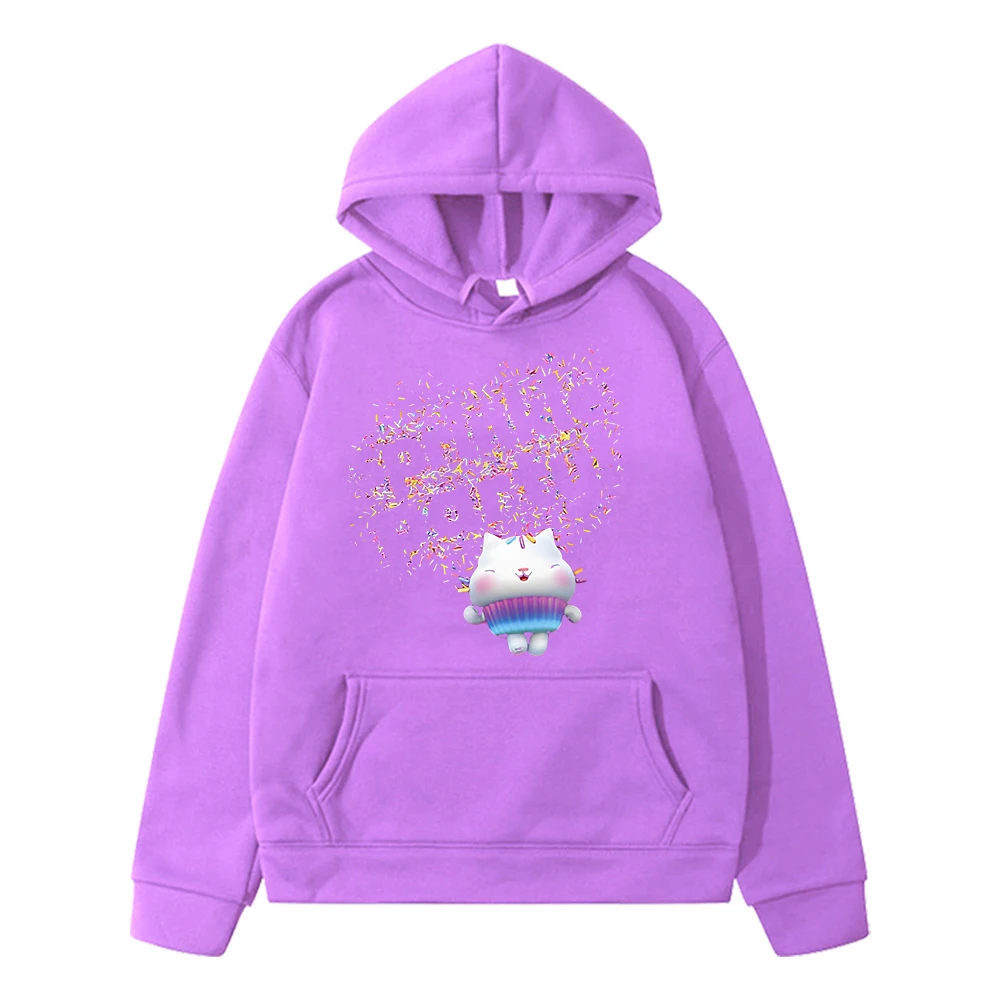 

Толстовка с капюшоном Gabbys, флисовая толстовка с рисунком кукольного домика, y2k, одежда для мальчиков и девочек, Осенние худи, пуловер, детская одежда