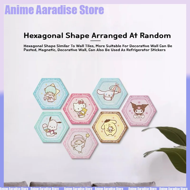 

Kawaii Sanrio Kuromi Melody Hellokitty головоломка игрушки аниме мультфильм персонаж стены Декор детские головоломки игрушки подарок на день рождения