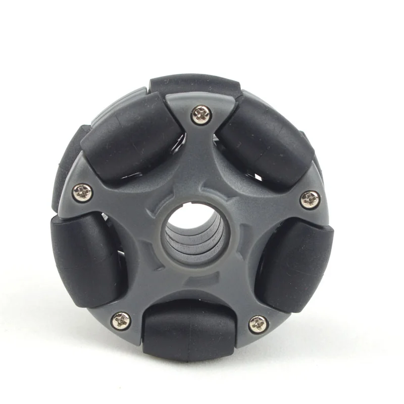 Ruote in gomma per carrello Robot ROS, doppie ruote omnidirezionali in nylon, diametro 58 mm/100 mm - immagine 3