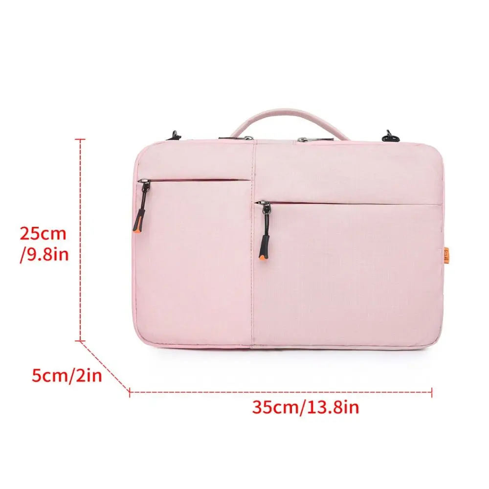 13 14 inch Shockproof Tablet Bag Multilayer Multiple Pockets Protective Pouch Waterproof Large Capacity Laptop Handbag Case