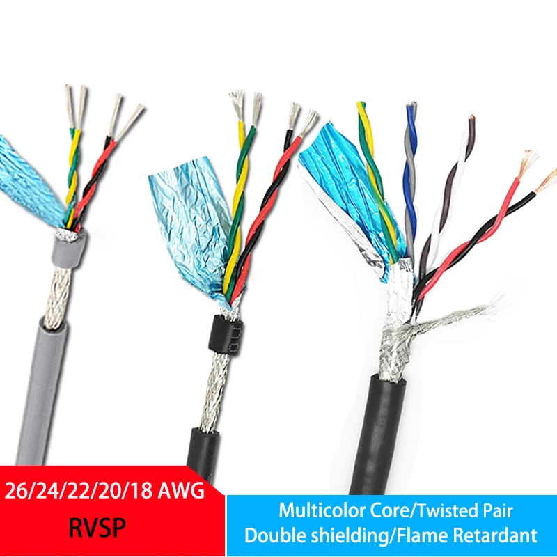 2 Shielded Twisted Pair Cable Shielded Monitor Cable Signal Control