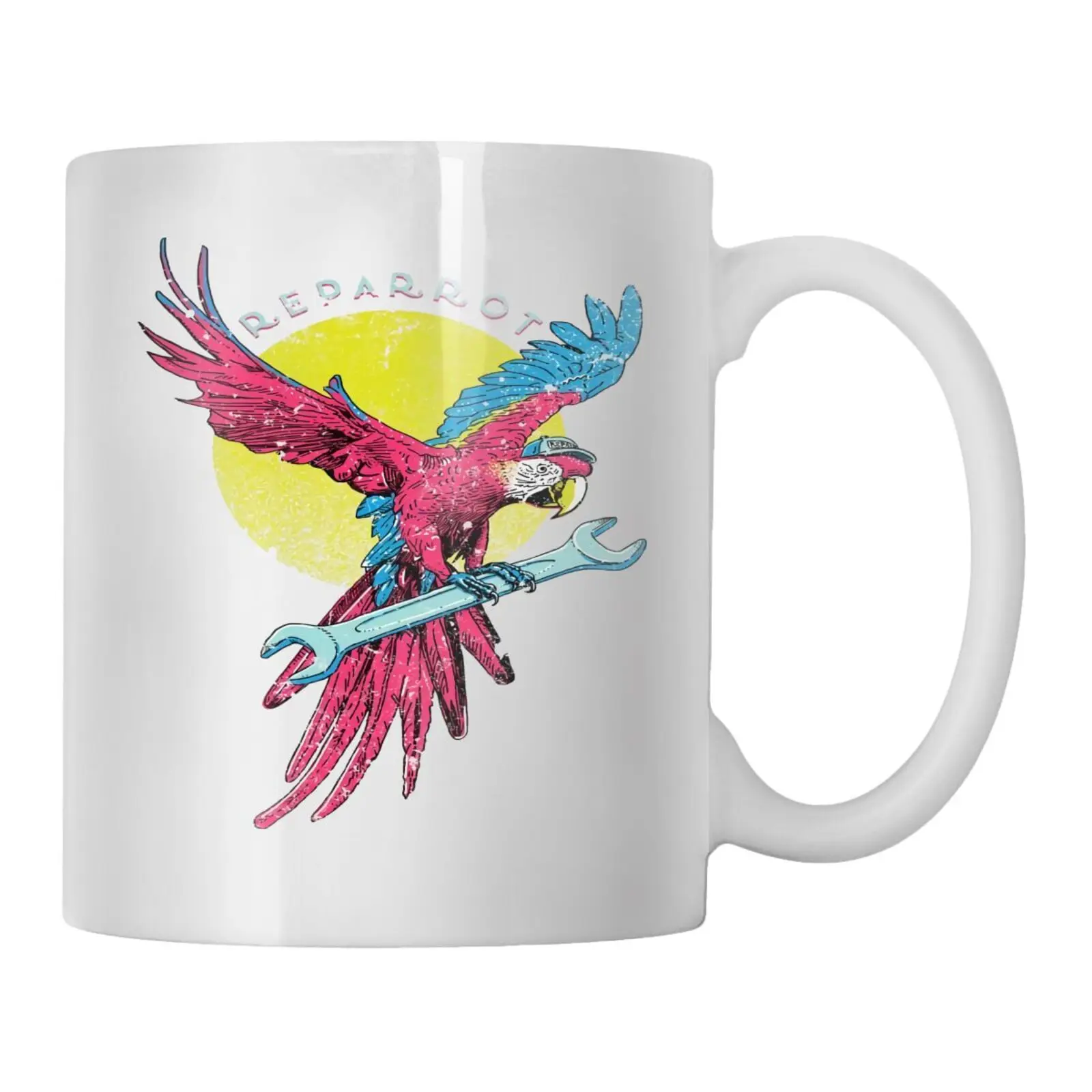 Re Parrotbird Кейдж с перьями летная кофейная чашка для домашних животных кружка