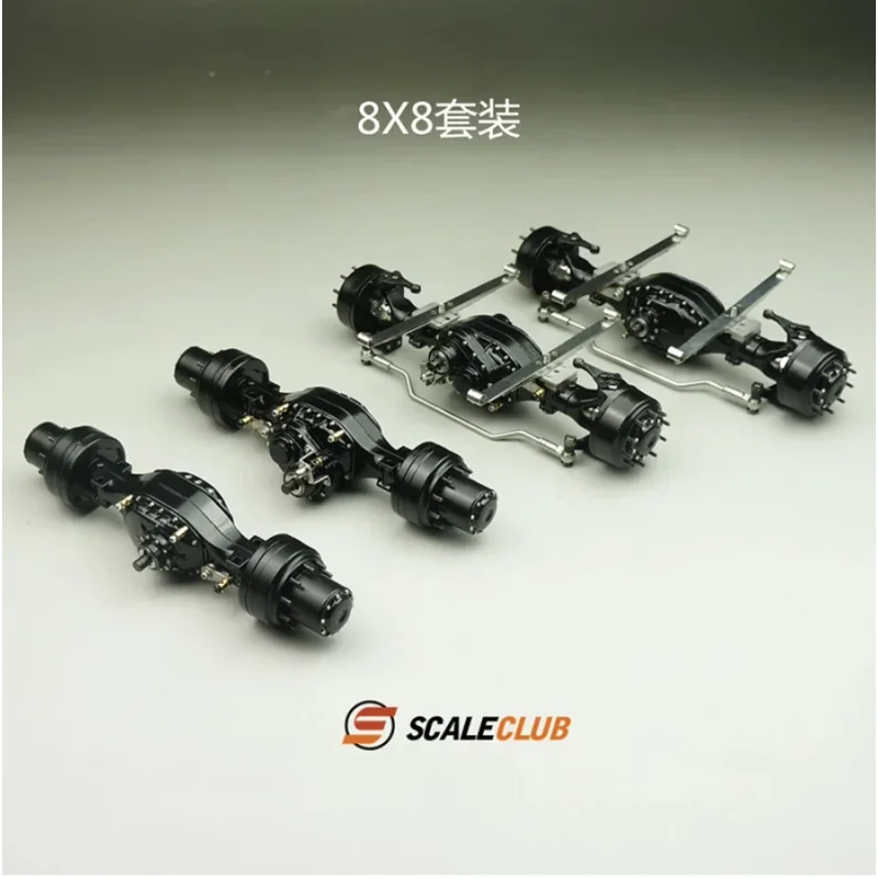

1/14 Wheel Side Reducer Differential Lock Central Differential Lock Power Axle For Tamiya Lesu For Scania Man Actros Volvo