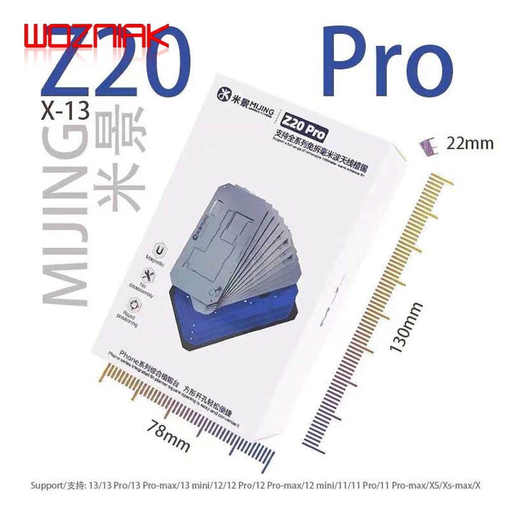 MiJing Z20 PRO 18IN1 BGA Reballing Stencil Platform Fixure