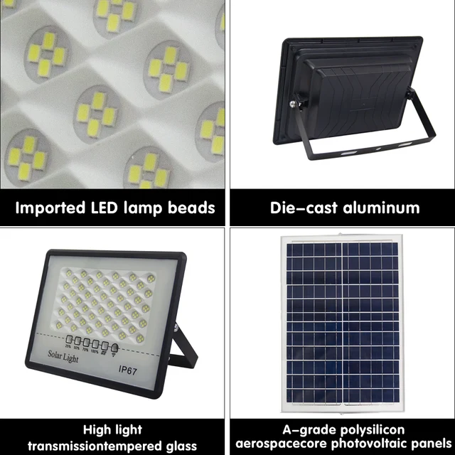 Solar Outdoor Floodlight Home & Garden Lights & Lighting Outdoor 061330ff83c078d1804901: White