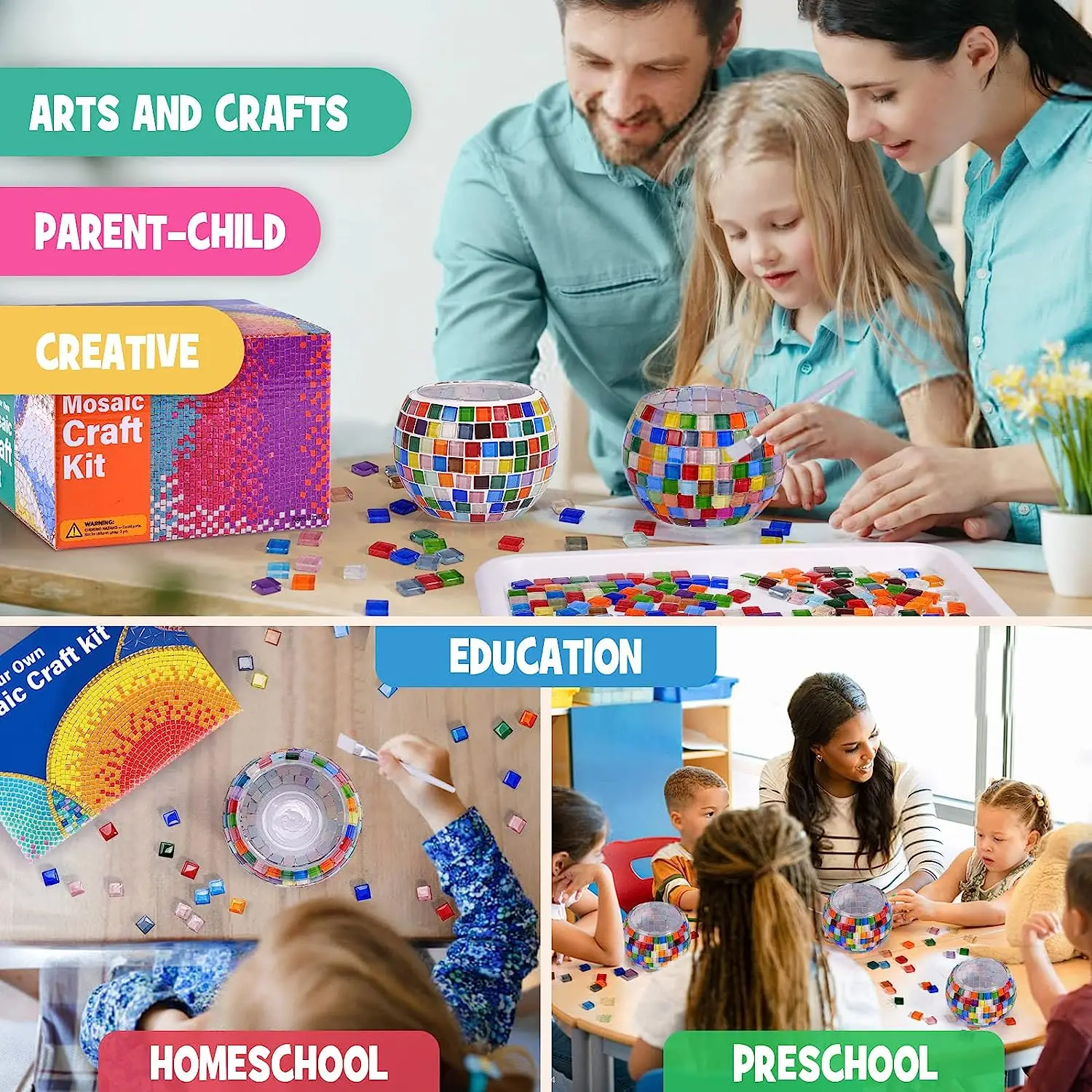 DIY Mosaic Tiles Kit 4