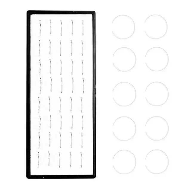 Modny kryształowy piercing do nosa ze stali nierdzewnej dla kobiet Hipoalergiczny pierścień do nosa 1,8 mm Prosty / L / w kształcie śruby Biżuteria do ciała