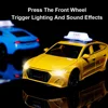 1:32 Audi RS7 Miniature Taxi Toy Model Cars Alloy Diecast Pull Back Sound Light 6 Doors Opened Vehicles Decoration Boys Gifts 4