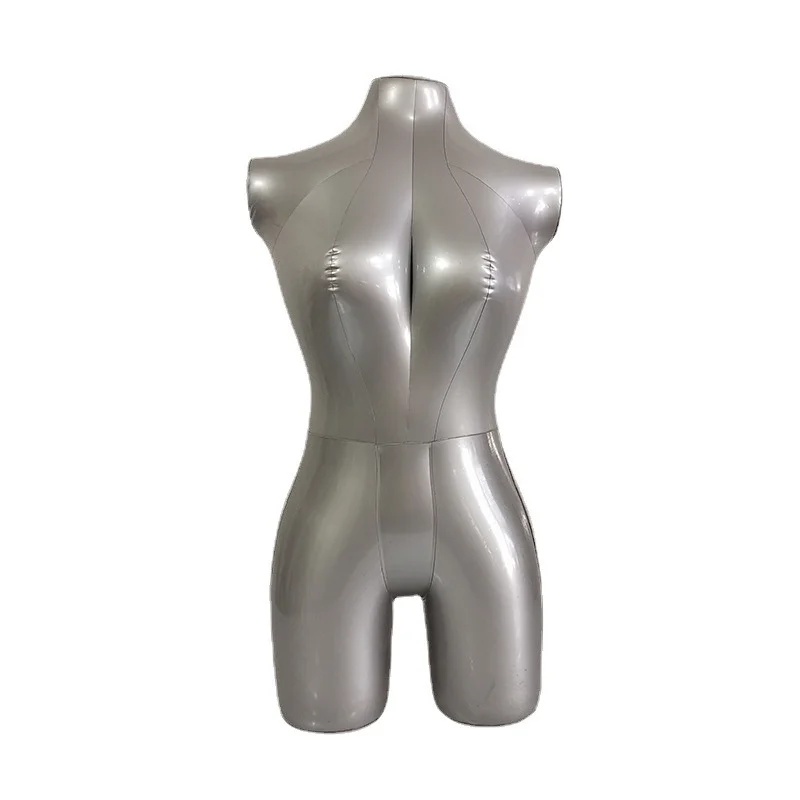 Inflatable Female Torso Model Half Body Mannequin Top Clothing Display