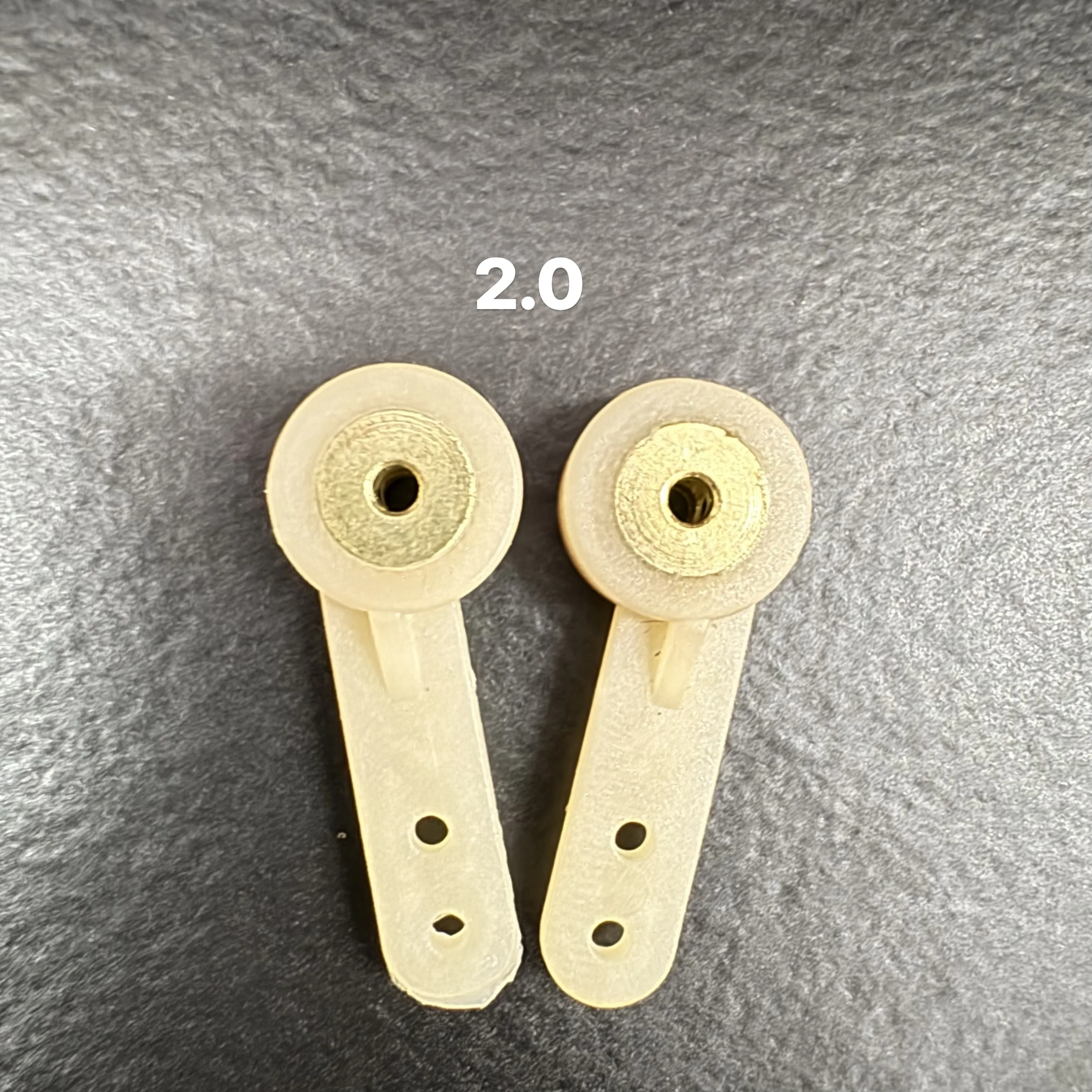 4 stücke Durchmesser 2,1/2,6/3,1/4,1mm Ruder Arme Fahrwerk Lenkung Arm DIY Zubehör Für RC Flugzeuge Teile – Detail 3