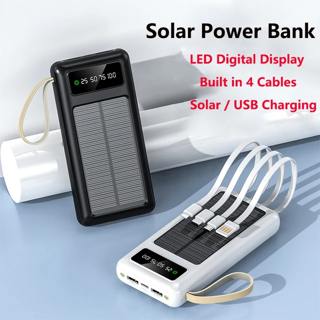 Power Bank 30000mAh For iPhone 5 5s 6 7 8 Plus 11 XR 12 Xiaomi LED Digital  Display Powerbank External Battery Phone Charging - AliExpress