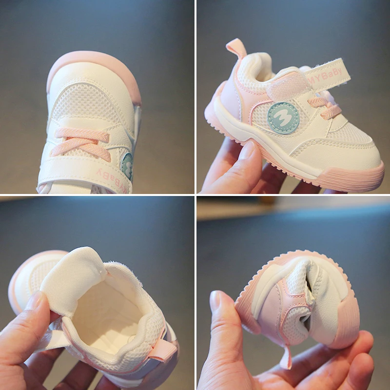 Baby Boys Girls Fall New Walking Shoes Casual Fashion Sports Wind Soft Bottom Non-slip Sneakers