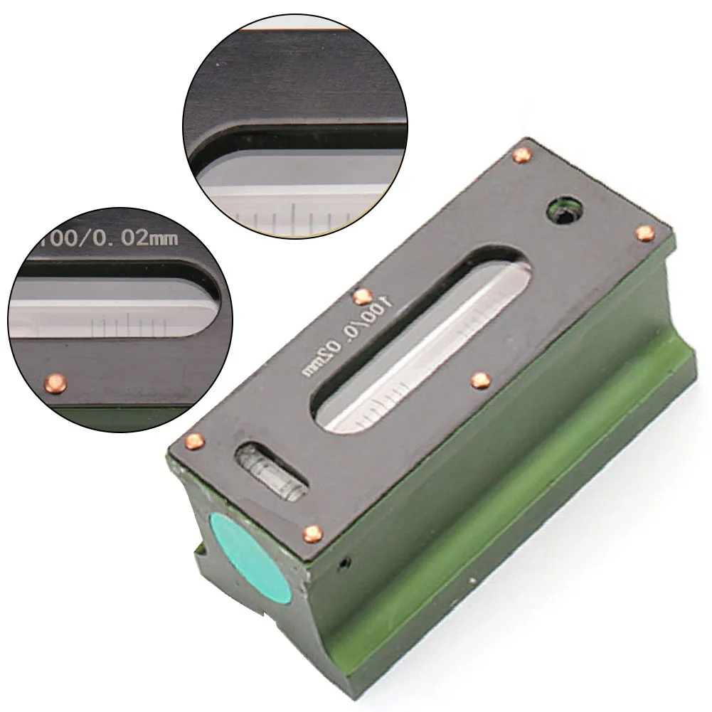 

1PC High Precision 0.02mm 100mm Industrial Level Mechanical Bar Level Spirit Level Instrument Measuring Tool