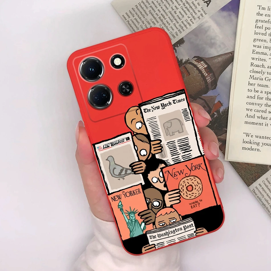 Cute Cartoon Soft Silicone Anti-Slip Phone Case Cover