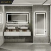 LUVODI Large Illuminate Mirror Bathroom Double Sink Mirror Full Length Dressing Salon Mirror with 3 Color Lights Dimming 2