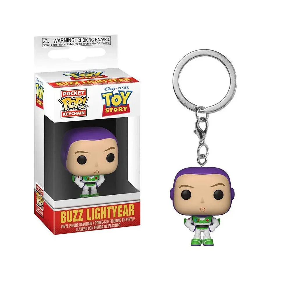 thumbnail image 1 of Funko   Keyring Toy Story Buzz Lightyear Sheriff Woody Ali  Pocket  Keychains Vinyl Action Figure Toys Gifts, 1 of 5