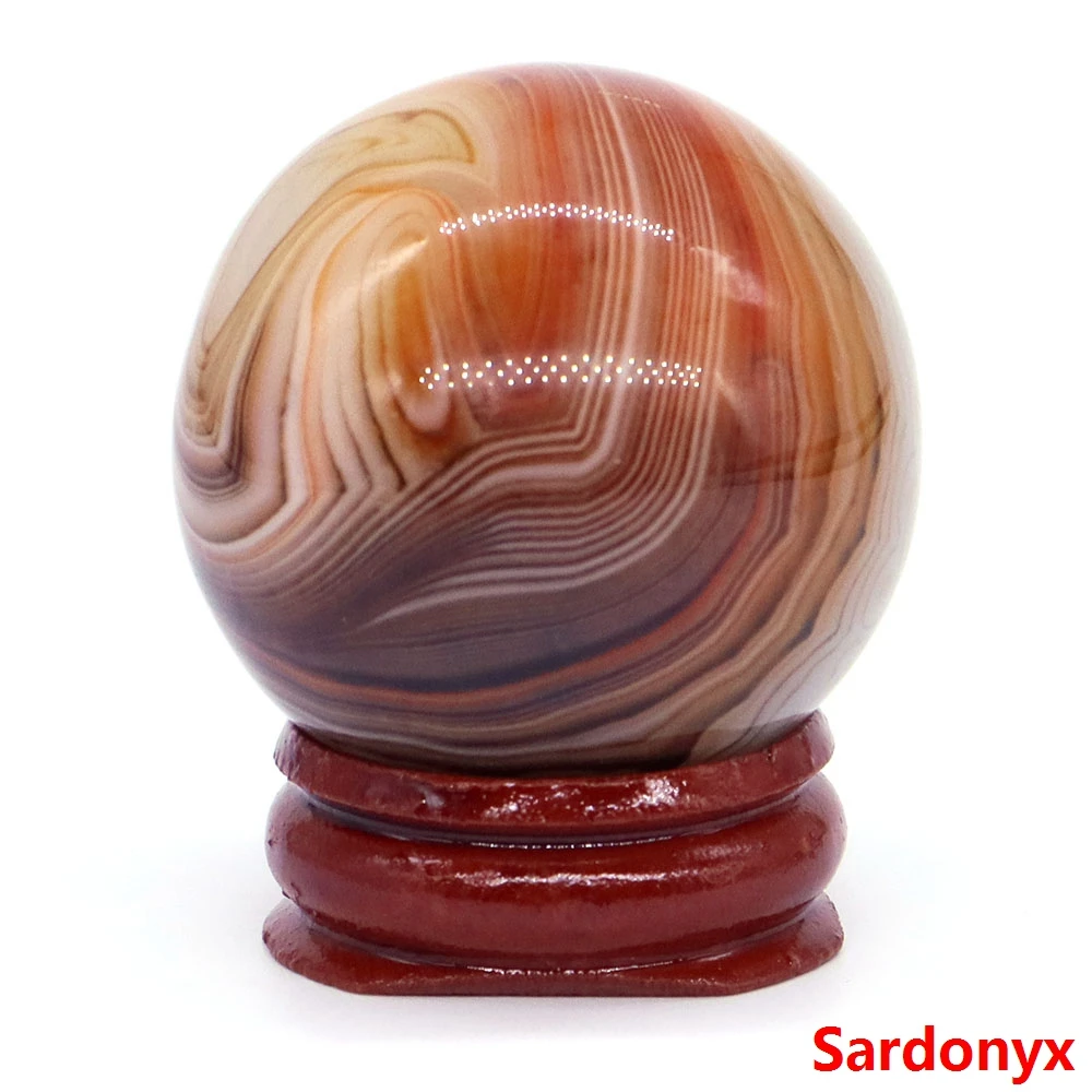 thumbnail image 1 of Bola de piedra de 40 mm, amatista natural, ojo de tigre, fluorita, cristal curativo, wicca, esfera de masaje, piedra preciosa energética, globo de cuarzo, decoración del hogar, 1 of 5