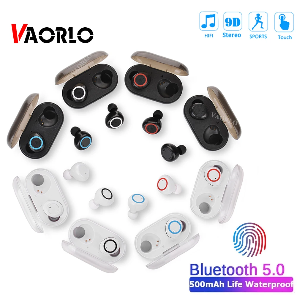 

Y50 Y30 A6S TWS Wireless Headphone Bluetooth 5.0 Touch Earphone 9D Stereo Music Earbuds Waterproof Sports Headset With Mic