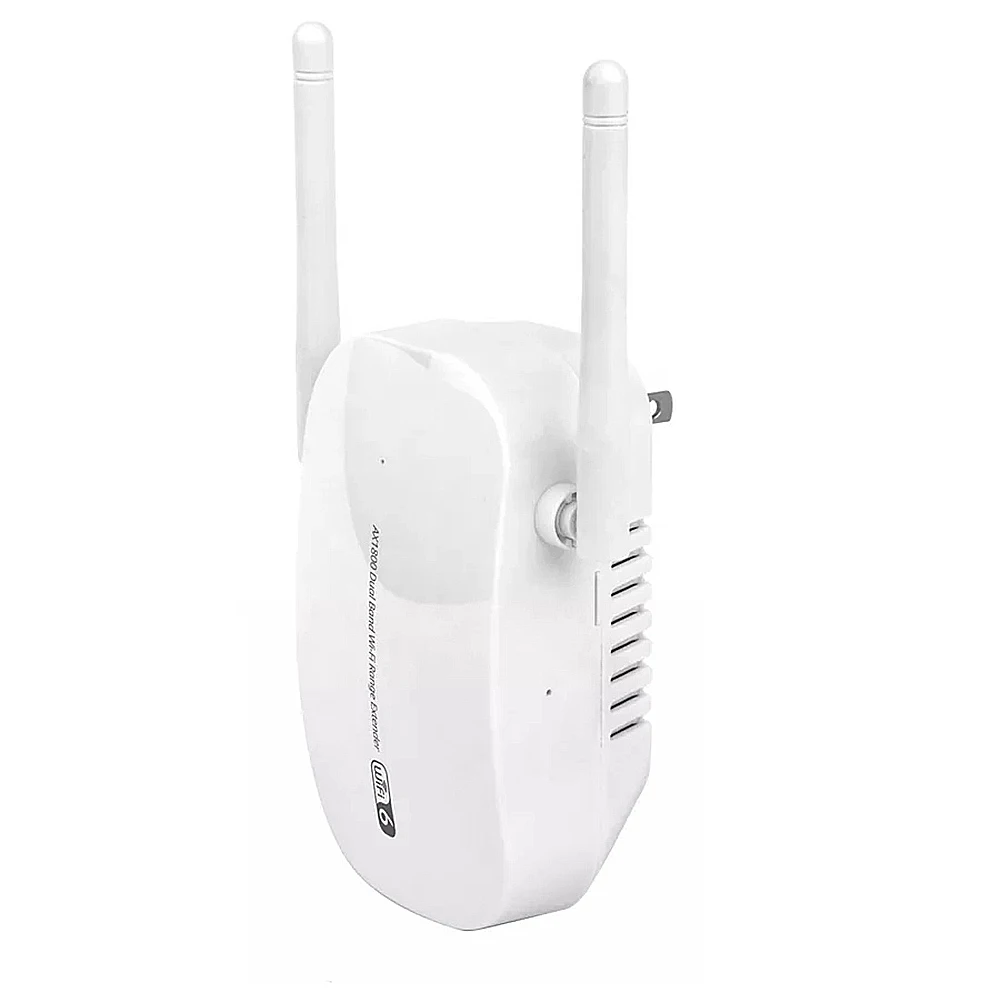 

AX1801U WiFi6 Repeater 2.4G/5.8G Dual Band 1800Mbps High-Speed WiFi Router Singal Extender Booster with 2 Antenna