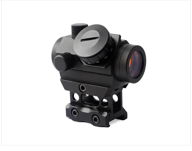 

New T1G Red Dot Sight 1X20 Sights Reflex With 20mm Rail Mount& Increase Riser Rail Mount Tactical Hunting Laser Sight Accessorie