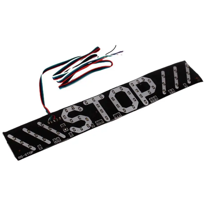 

Motorcycle Stop Tail Light Waterproof Red Brake Tail Lights Universal Modification Parts Warning Light Anti Rear Collision Stop