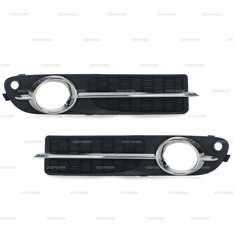 Car Front Bumper Left Righ Fog Light Lamp Cover Moulding Trim For Volvo S80 V70 2008 2009 2010 2011 2012 2013 30790919 30790920 stampede bug deflector