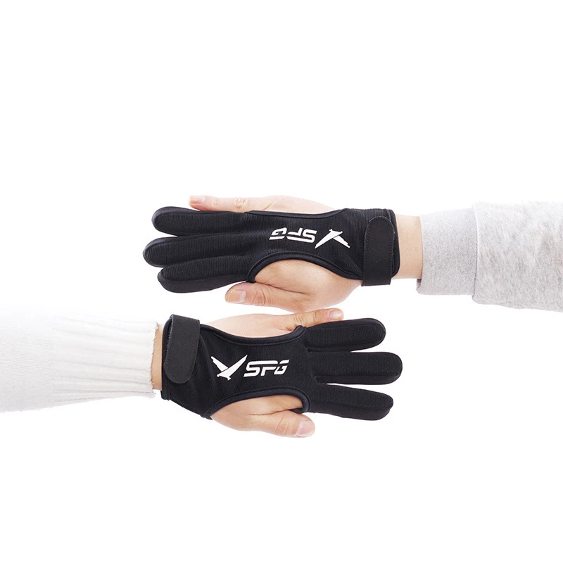 Three-Finger Gloves for Recurve Bow Finger Guard Shooting Competitive Archery 1pc archery finger guard