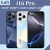 FUFFI Global Vision I16 Pro Smartphone 5G Android 5300mAH 12GB RAM 512G ROM 6.56Inch 1080x2640HD 24+48MP 4G Network Mobile Phone