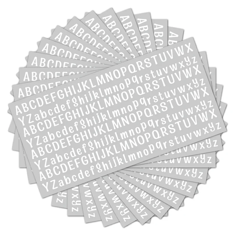 Letter Stickers Handbook Stickers Beautiful Printing Craft Supplies