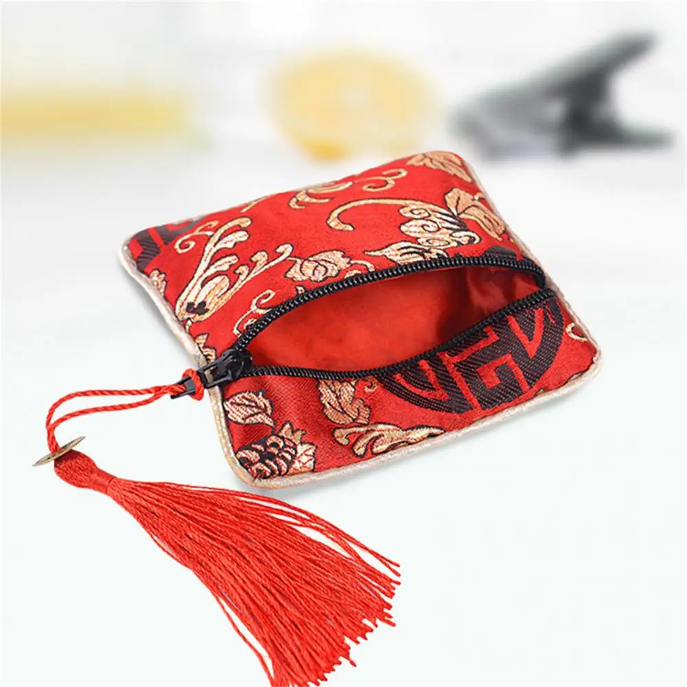 Traditional Coin Purses Storage Bag Super Soft Wear Resistant Fabric Coin Bag All-Purpose Money Bags Jewelry Storage Pouch