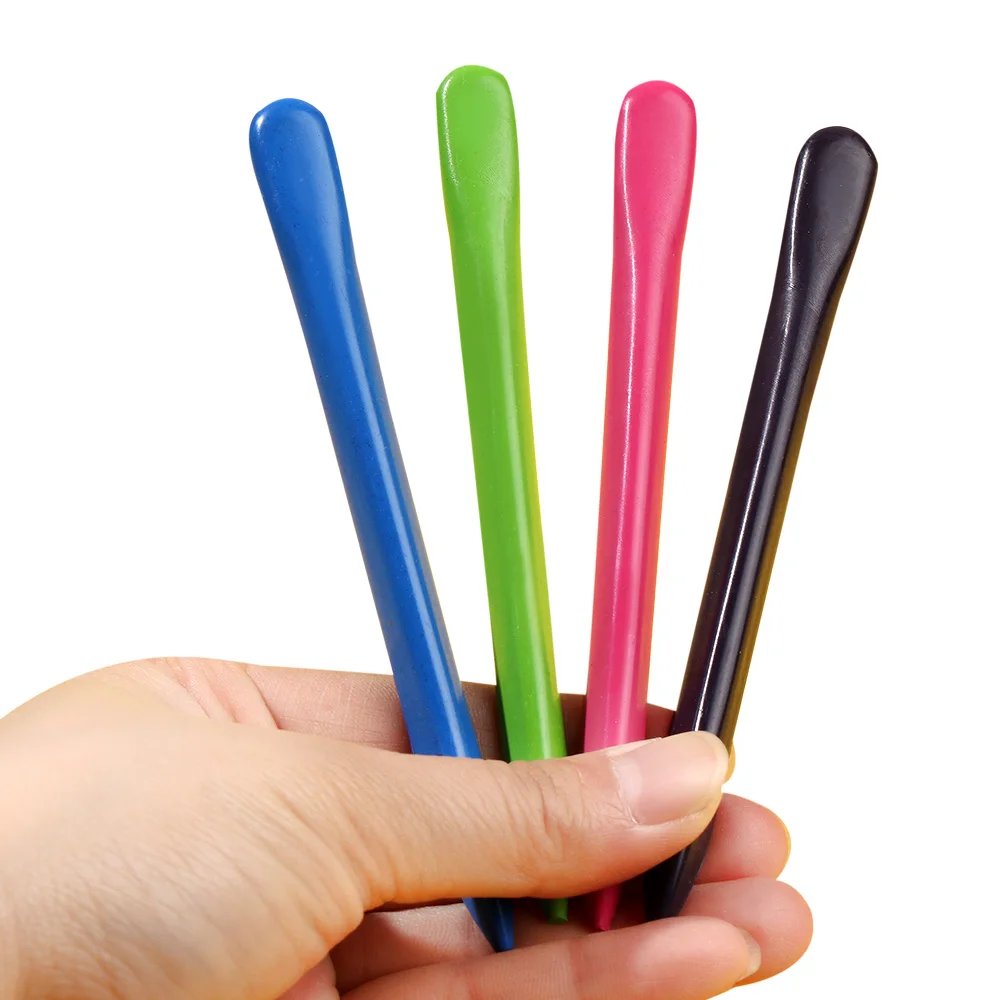 Colored Crayons 6/12/24/36 Colors Non Dirty Hand Washable Triangular Plastic Crayon Student Oil Painting Stick Early Childhood Education Tools