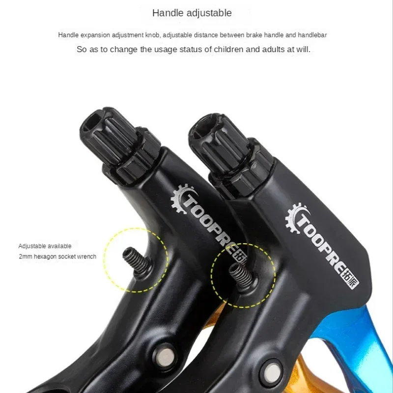 1 Pair Aluminum Alloy Bicycle BMX Brake Handle MTB Mountain Bike Cycling Brake Levers V/Disc Lever