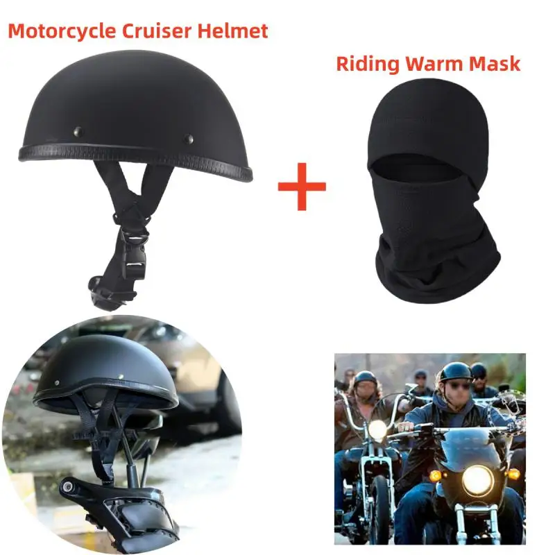 

Мотоциклетный шлем Casco Moto, винтажный шлем на пол лица, немецкий скутер в стиле ретро, ярко-черный, в горошек, для стайлинга автомобиля, 55-62 см