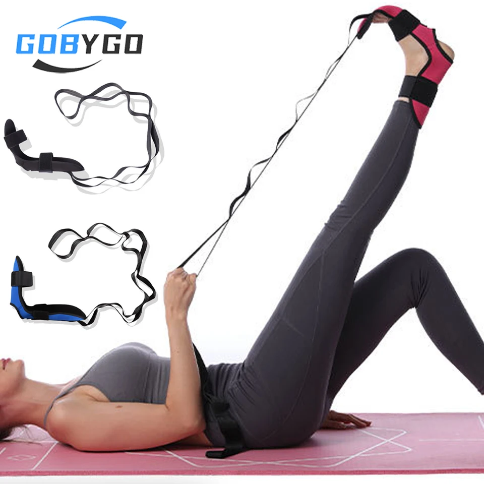 GOBYGO Fitness Stretch Bands Yoga Stretching Assistive Bands Pull-ups Tension Rope Fitness Equipment Hamstring Stretching