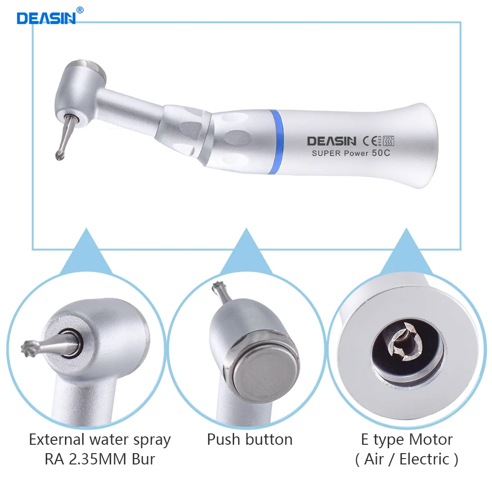Micromoteur Polissage Dentaire SANDENT N8 - 45K Tr/min, Angle Contra, Autochuck CE/FDA