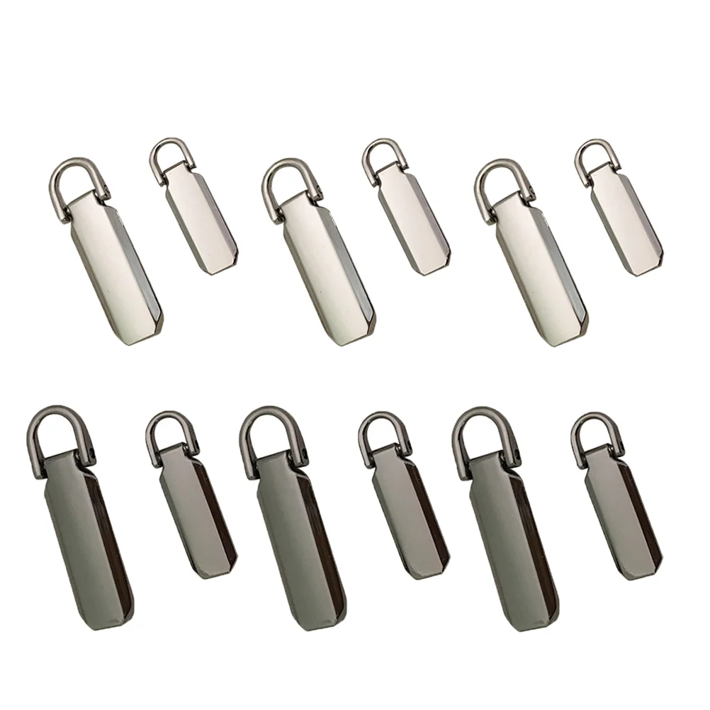 

Zipper Replacement Pull Slider Repair Kit Parts Luggage Pulls Charms Metal Tags