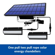 

LED Solar Light Outdoor Waterproof Solar Powered Lamp Corridor Wall Lamps IP65 Waterproof Dual Head Lamps for Garden